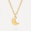 Crescent Moon Kette Gold ICRUSH Gold/Silver