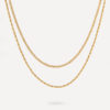 Flat n Round Kette Gold ICRUSH Gold/Silver