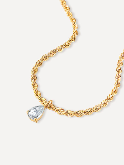 Teardrop Chain Gold ICRUSH Gold/Silver/Rose Gold