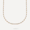 Rectangle Shining Kette Gold ICRUSH Gold/Silver