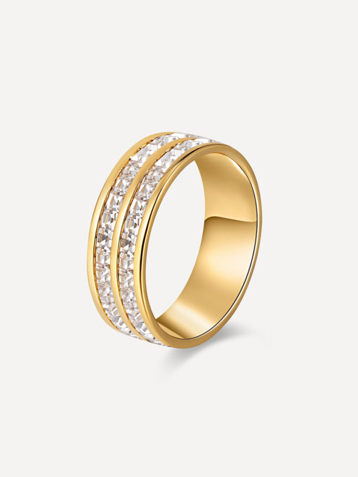 Double Glow Ring Gold ICRUSH Gold/Silver/Rosegold