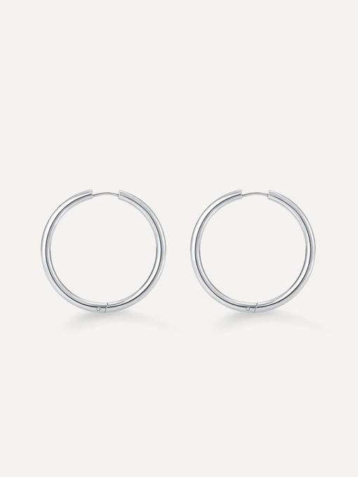Classic Hoop EAR RINGS Silver ICRUSH Gold/Silver/Rose Gold