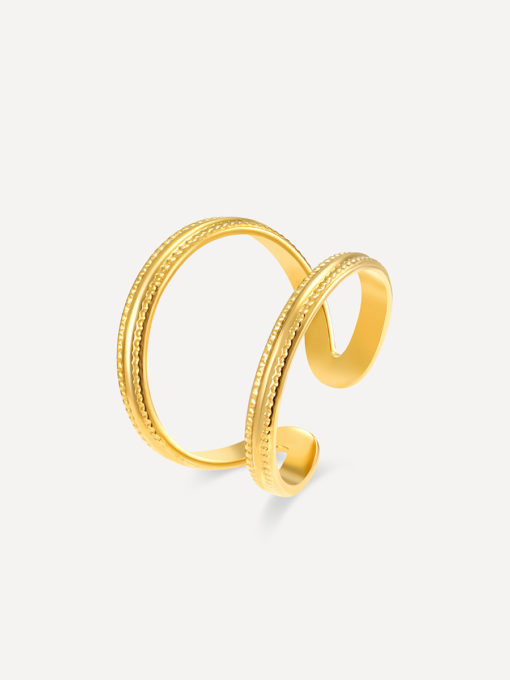 Freedom Ring Gold ICRUSH Gold/Silver