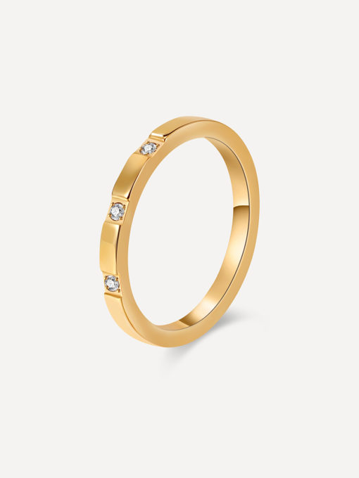 Delicate Glow Ring Gold ICRUSH Gold/Silver/Rosegold