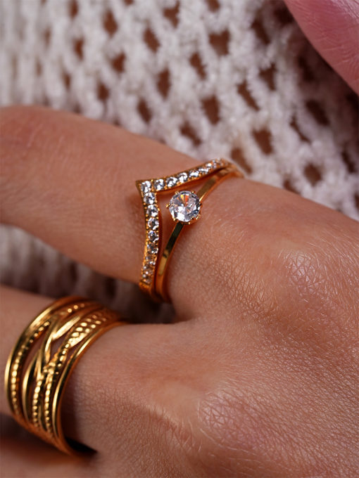 Precious Glow Ring Gold ICRUSH Gold/Silver/Rosegold