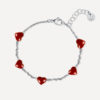 Red Heart ARMBAND Silber ICRUSH Gold/Silver