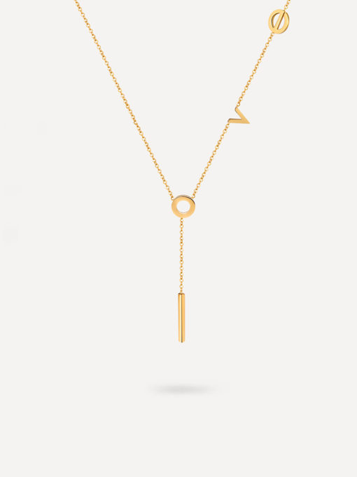 Simple Love Kette Gold ICRUSH Gold/Silver/Rosegold