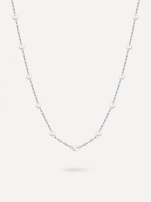 Pearls Surround Kette Silber ICRUSH Gold/Silver/Rosegold
