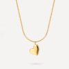 Glossy Heart Kette Gold ICRUSH Gold/Silver