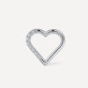 Shine Heart Titan Piercing Silber ICRUSH Gold/Silver