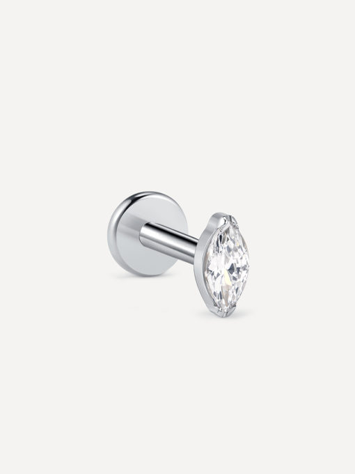 MARQUISE Spark Titan Piercing Silber ICRUSH Gold/Silver/Rosegold
