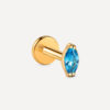 MARQUISE Blue Spark Titan Piercing Gold ICRUSH Gold/Silver
