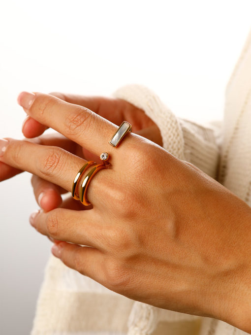 Leap Shine Ring Silber ICRUSH Gold/Silver/Rosegold