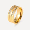 Hearty Ring Gold ICRUSH Gold/Silver