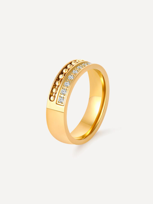 Elemental Collision Ring Gold ICRUSH Gold/Silver