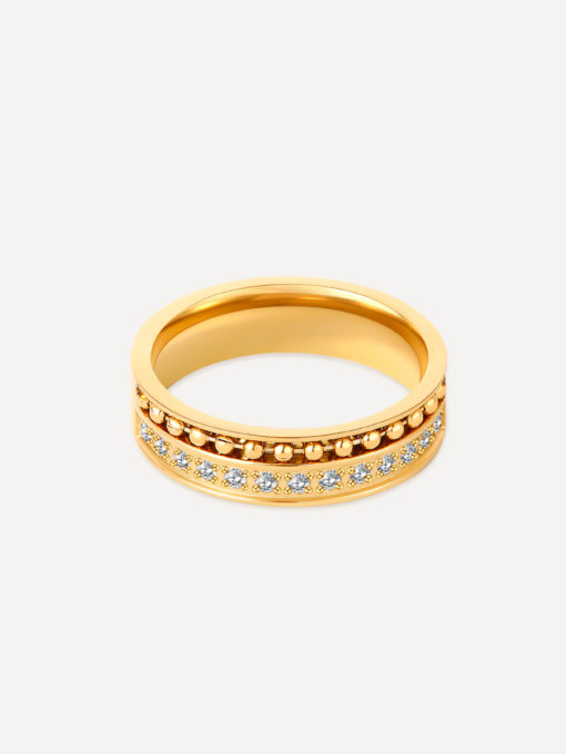 Elemental Collision Ring Gold ICRUSH Gold/Silver/Rosegold