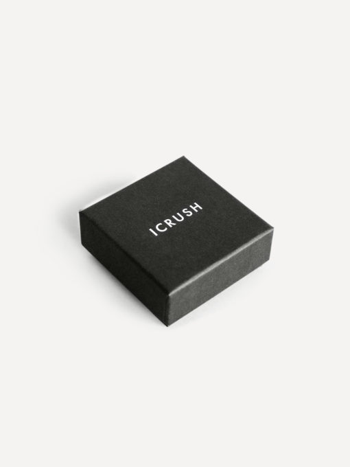 Leere Schmuck-Geschenkbox ICRUSH Gold/Silver