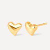 Lovely Heart Ohrringe Gold ICRUSH Gold/Silver