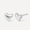 Lovely Heart Ohrringe Silber ICRUSH Gold/Silver