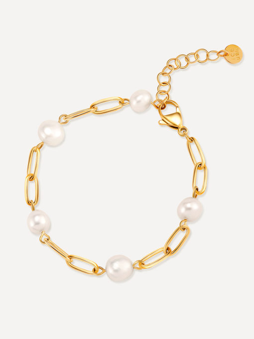 Cheerful Pearls ARMBAND Gold ICRUSH Gold/Silver