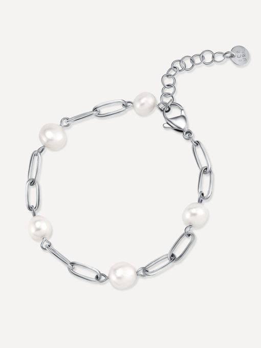 Cheerful Pearls ARMBAND Silber ICRUSH Gold/Silver