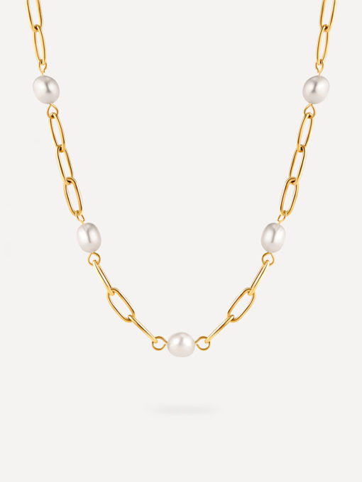 Cheerful Pearls Kette Gold ICRUSH Gold/Silver/Rosegold