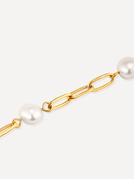 Cheerful Pearls Kette Gold ICRUSH Gold/Silver/Rosegold