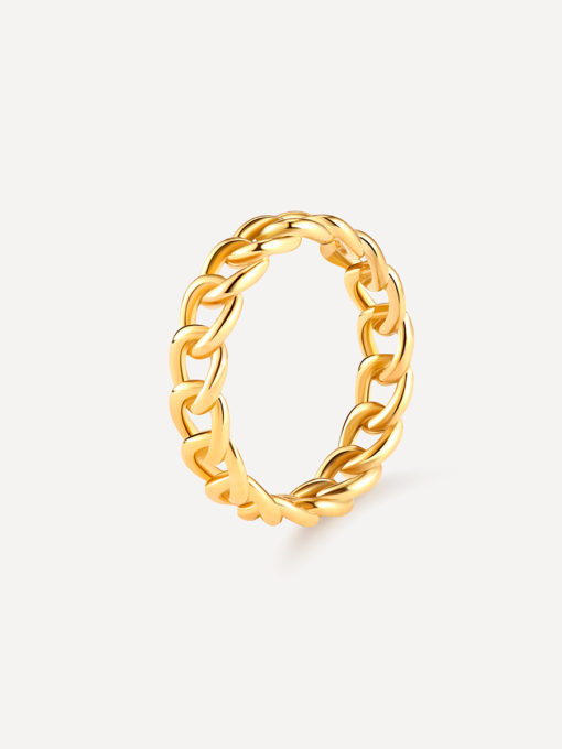 Interlocking Ring Gold ICRUSH Gold/Silver