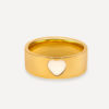 Vibrant Heart Ring Gold ICRUSH Gold/Silver