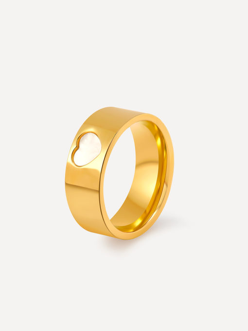 Vibrant Heart Ring Gold ICRUSH Gold/Silver