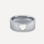 Vibrant Heart Ring Silber