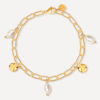 Grace Pearls ARMBAND Gold ICRUSH Gold/Silver