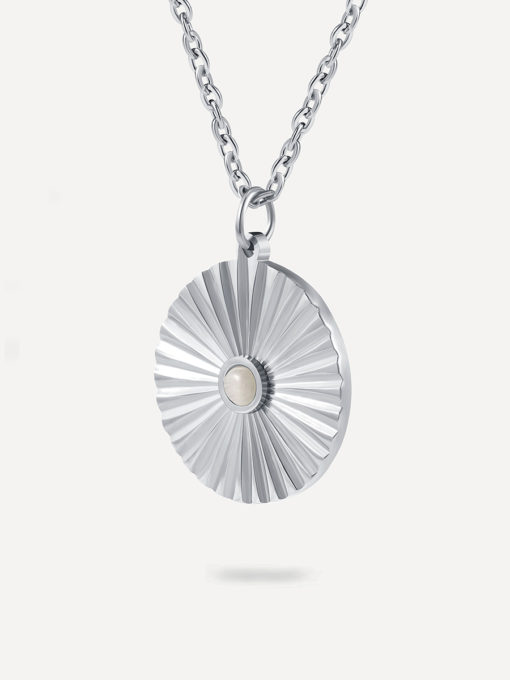 REFLECTION Disk Kette Silber ICRUSH Gold/Silver/Rosegold