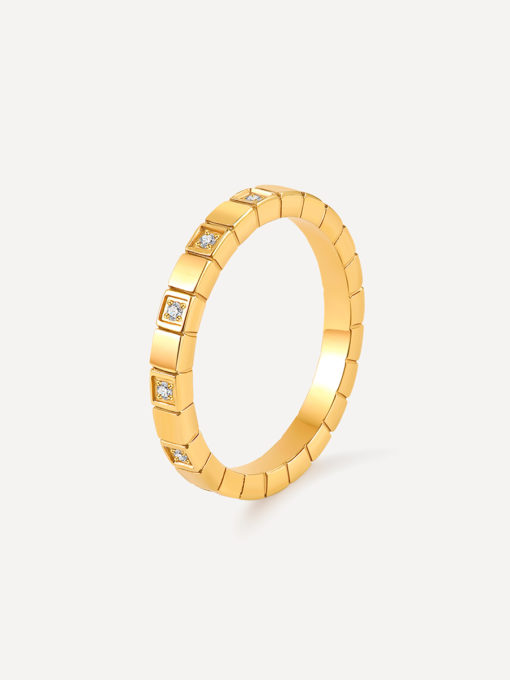 Magic Cube Small Ring Gold ICRUSH Gold/Silver/Rosegold