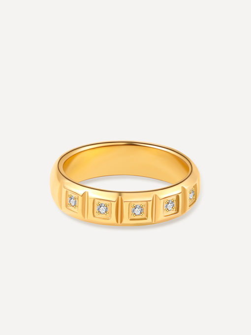 Cheerful Moment Ring Gold ICRUSH Gold/Silver/Rosegold