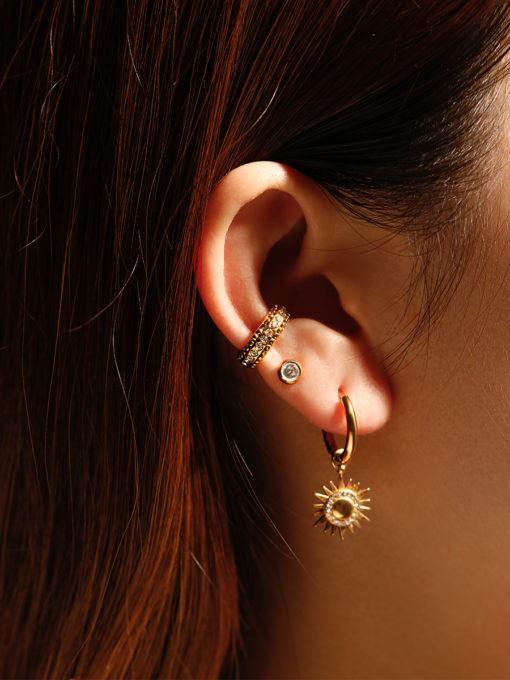 Star Cluster Earcuff Gold ICRUSH Gold/Silver