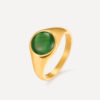 Vintage Green Ring Gold ICRUSH Gold/Silver