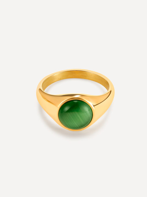 Vintage Green Ring Gold ICRUSH Gold/Silver/Rosegold
