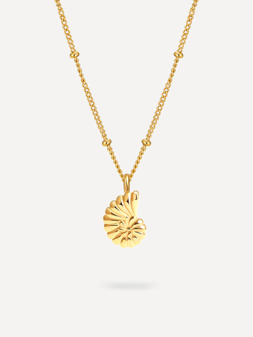 Moon Shell Kette Gold ICRUSH Gold/Silver