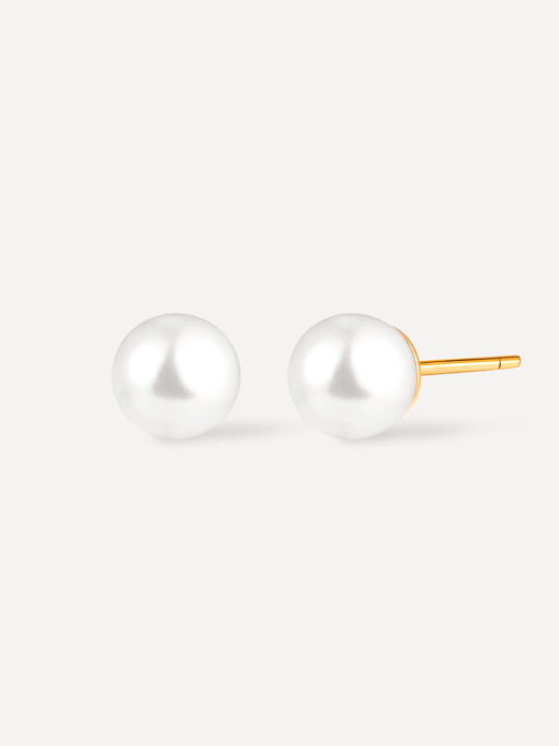Simple Pearl Ohrringe Gold ICRUSH Gold/Silver/Rosegold