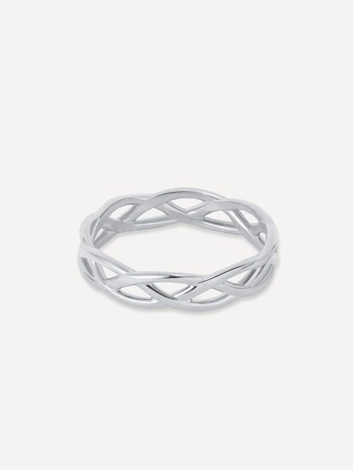 Weaving Lines Ring Gold ICRUSH Gold/Silver