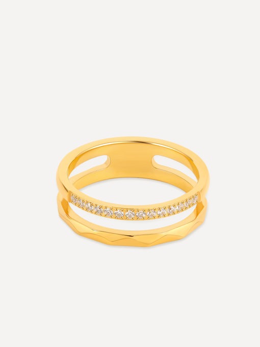 Alluring Ring Gold ICRUSH Gold/Silver