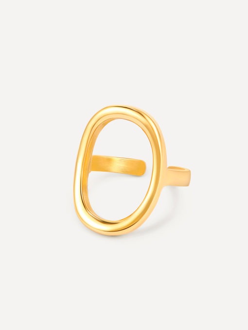 Open Circle Ring Silber ICRUSH Gold/Silver