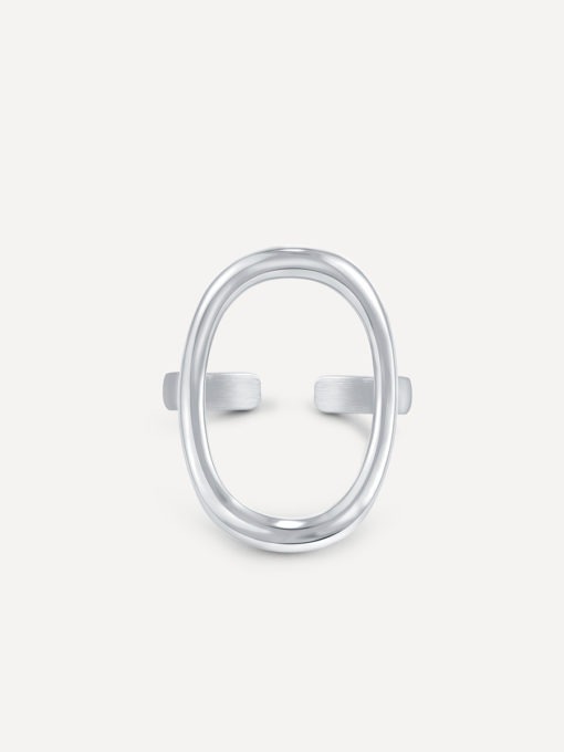 Open Circle Ring Silber ICRUSH Gold/Silver