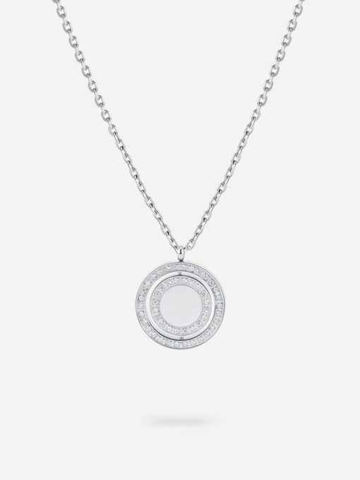 Destiny Circle Spinning Kette Silber ICRUSH Gold/Silver