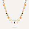 Bunt Stone Kette Gold ICRUSH Gold/Silver