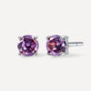Purple Ohrstecker Gold ICRUSH Gold/Silver