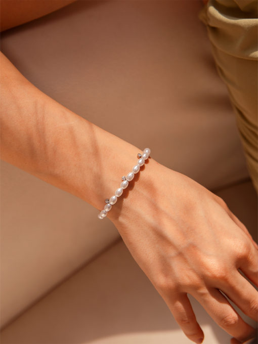 Profusion Pearls ARMBAND Silber ICRUSH Gold/Silver