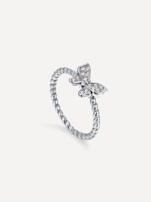Dreamy Butterfly Ring Silber ICRUSH Gold/Silver