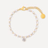 Delicate Pearls ARMBAND Gold ICRUSH Gold/Silver